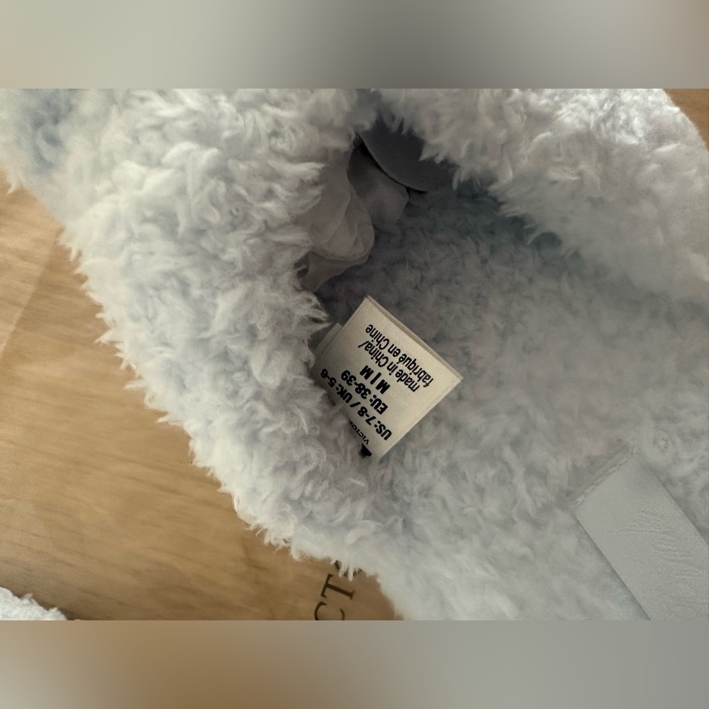 Pink CO-ZZZY FLEECE PLATFORM SLIPPERS - Picture 4 of 6